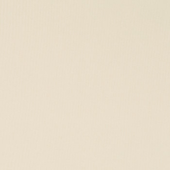 Square plain fabric sample in natural cream .