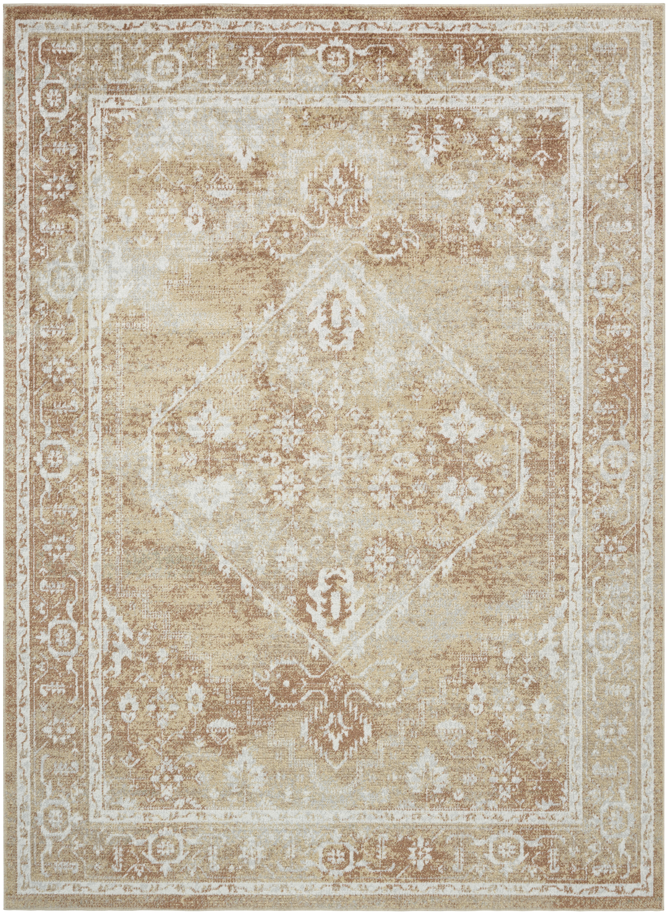 79.00" x 108.00" x .25" Astra Machine Washable Turkey N1723