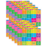 Ashley Productions&reg; Smart Poly&reg; PosterMat Pals&trade; Space Savers, 13" x 9-1/2", Numbers 1-20, Pack of 10 ASH97036