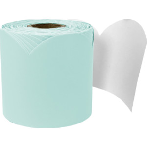 Rolled Scalloped Bulletin Board Border, Sea Glass Green, 65 Feet