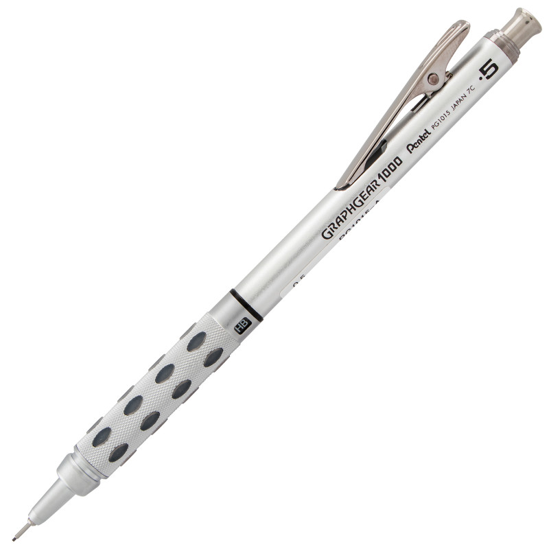Automatic+Drafting+Pencil%2C+.5mm%2C+Gray+Accent+Barrel
