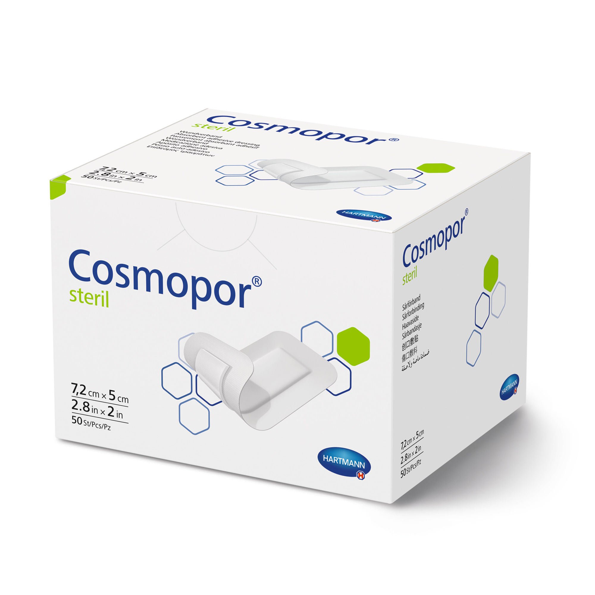 Hartmann DRESSING, ADH COSMOPOR STR 2"X2.8" (50/BX)