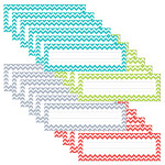 Creative Teaching Press&reg; Chevron Solids Name Plates, 36 Per Pack, 6 Packs CTP4517-6