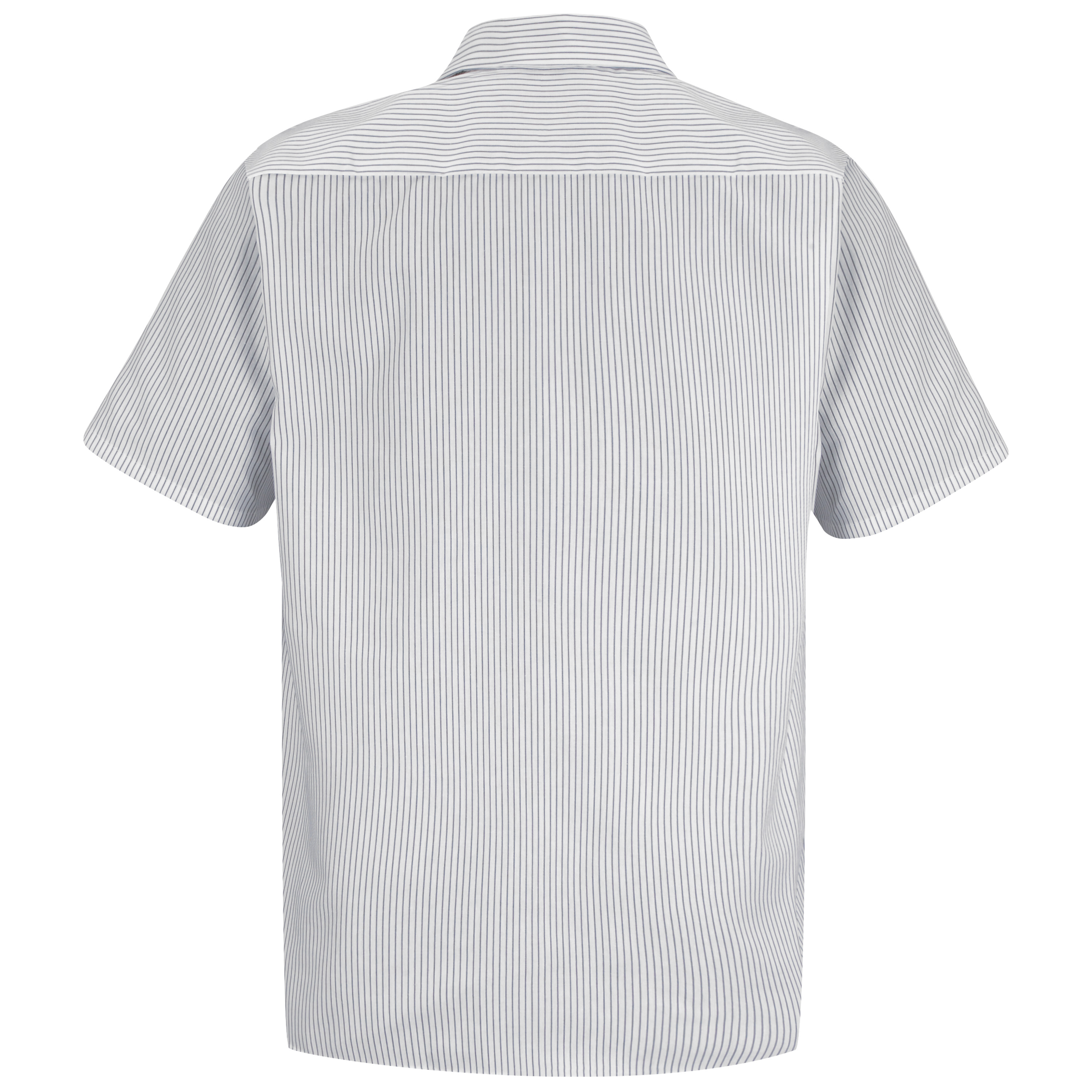 Red Kap Men's Short Sleeve Striped Work Shirt - Picture 21 of 25
