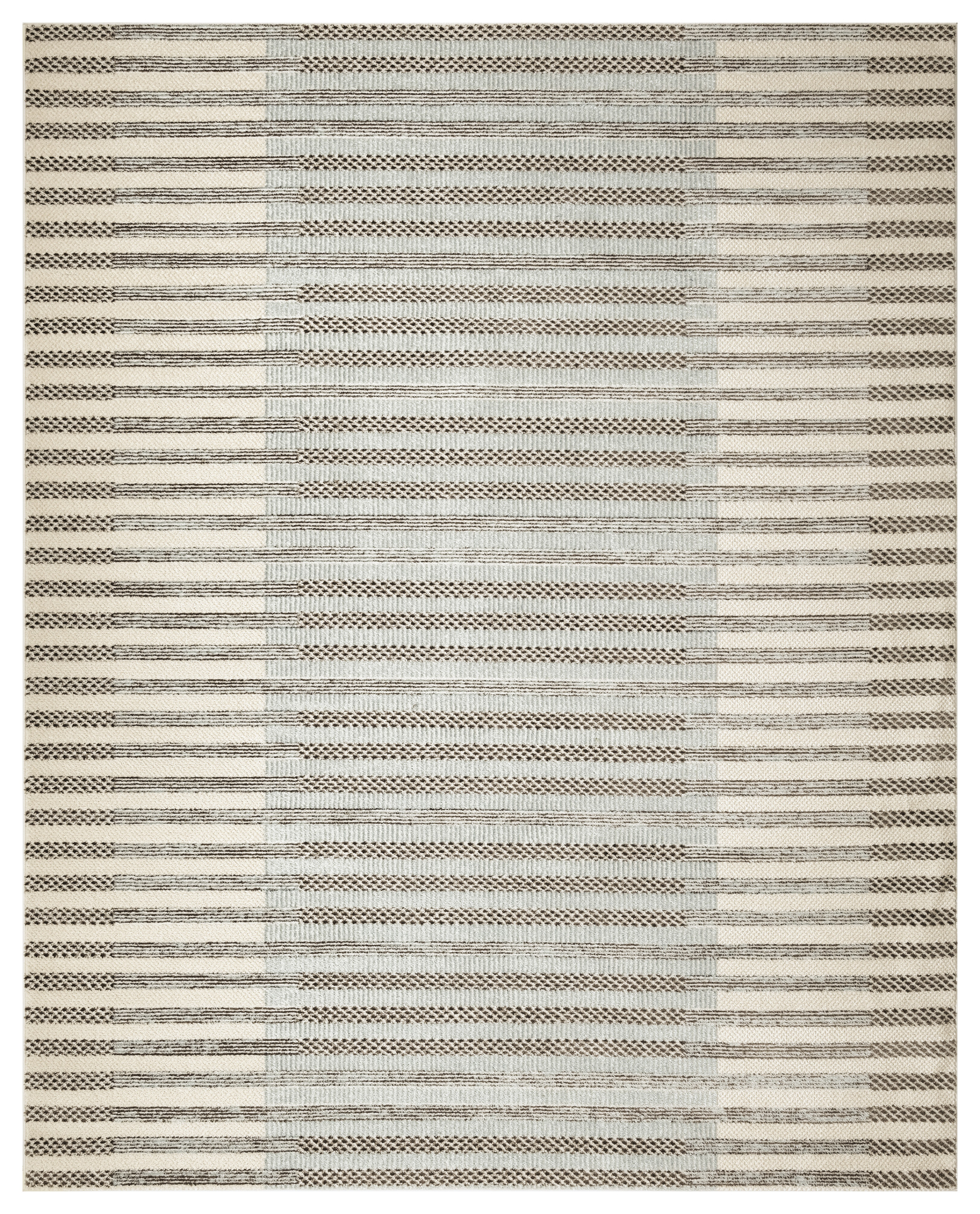 Nourison Nordic 8' x 10' Ivory Blue Modern Indoor Rug