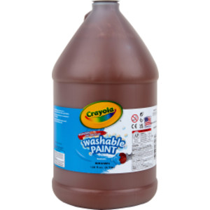 Washable Paint, Brown, Gallon