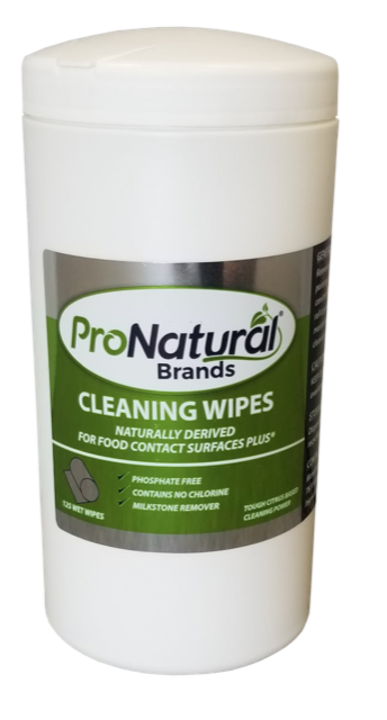 ProNatural Brands Cleaning Wipes (1 Container of 125 Wipes)