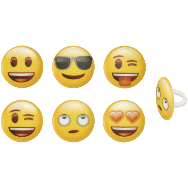 emoji™ Mood Assortment Cupcake Rings