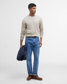 Maglione girocollo in cotone Pima 