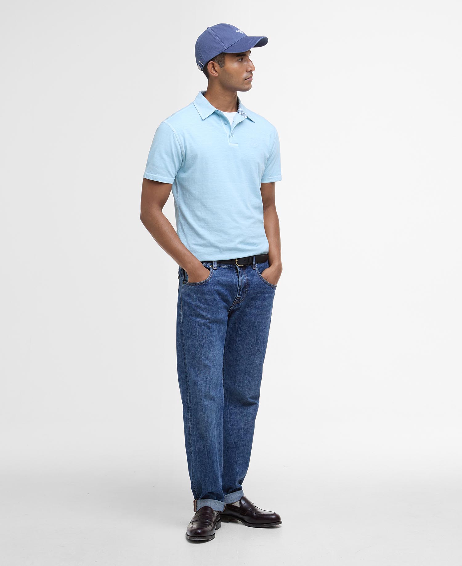 Drayton Linen Tailored Polo Shirt image number 1