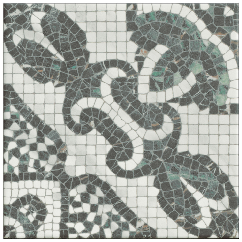 Versailles Mosaico Chateau 7-7/8 in. x 7-7/8 in. Porcelain Floor and Wall Tile