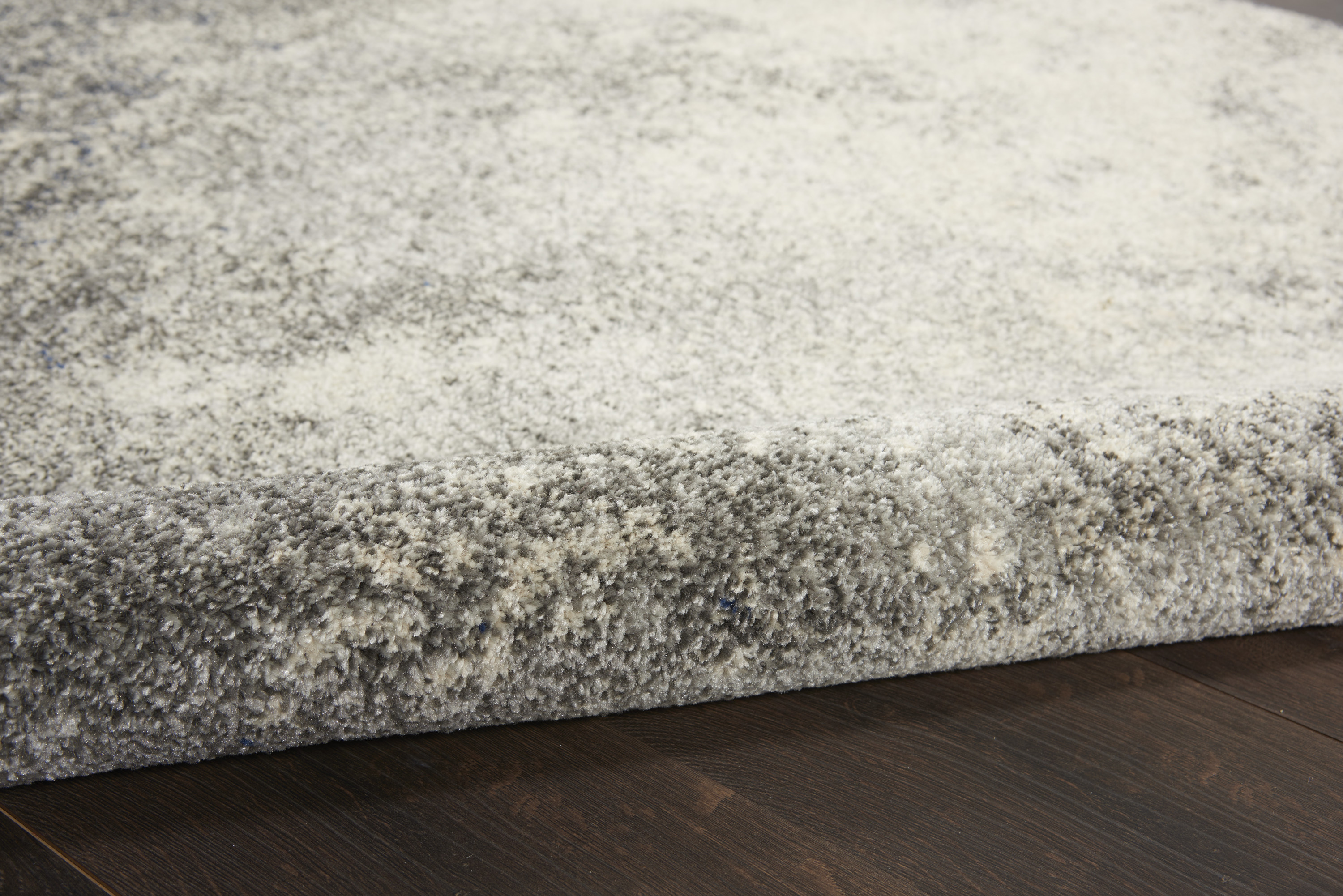 Nourison Passion 1'10" x 6' Charcoal Ivory Modern Indoor Rug
