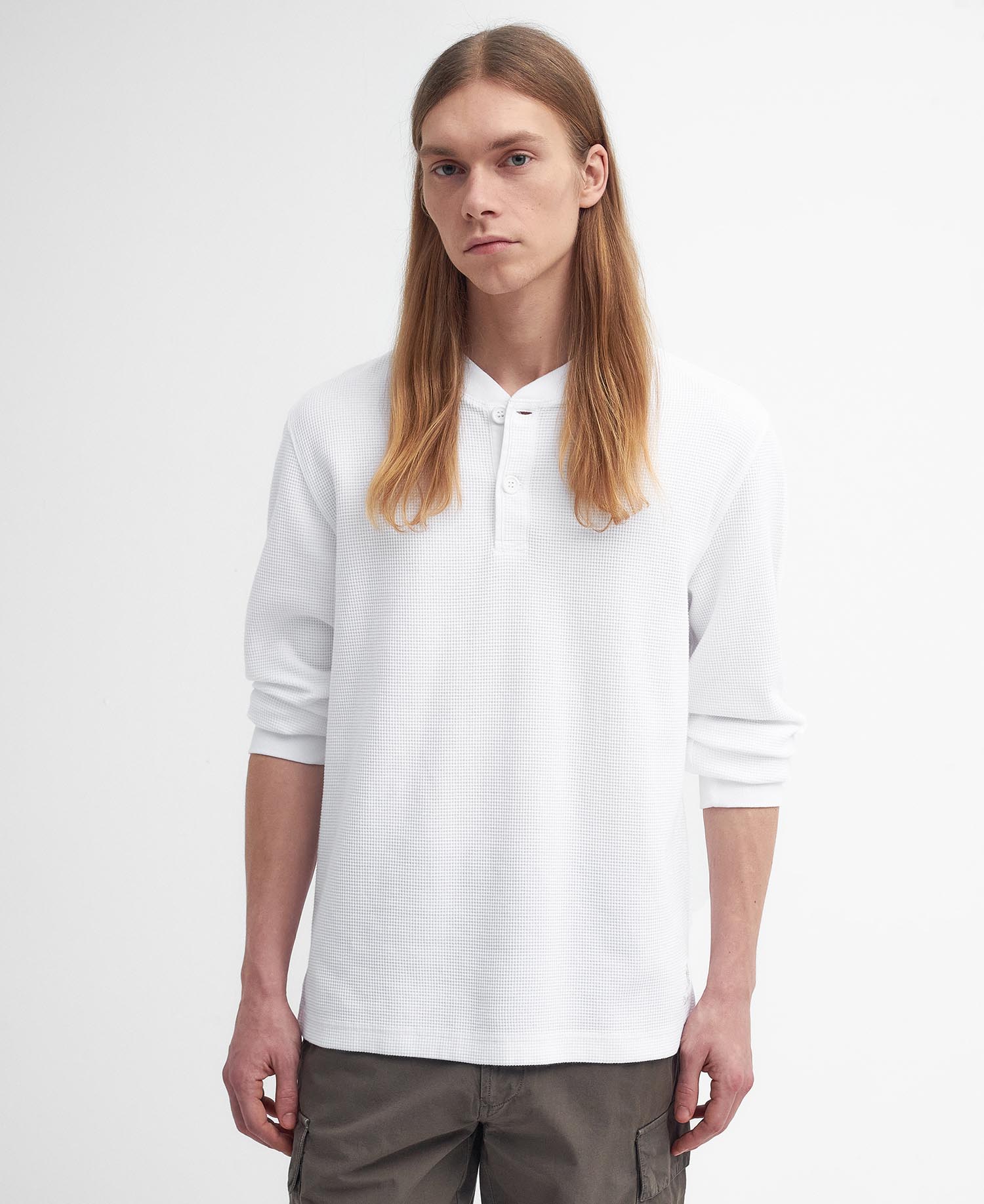 Barbour x Baracuta Henley Relaxed T-Shirt image number 0