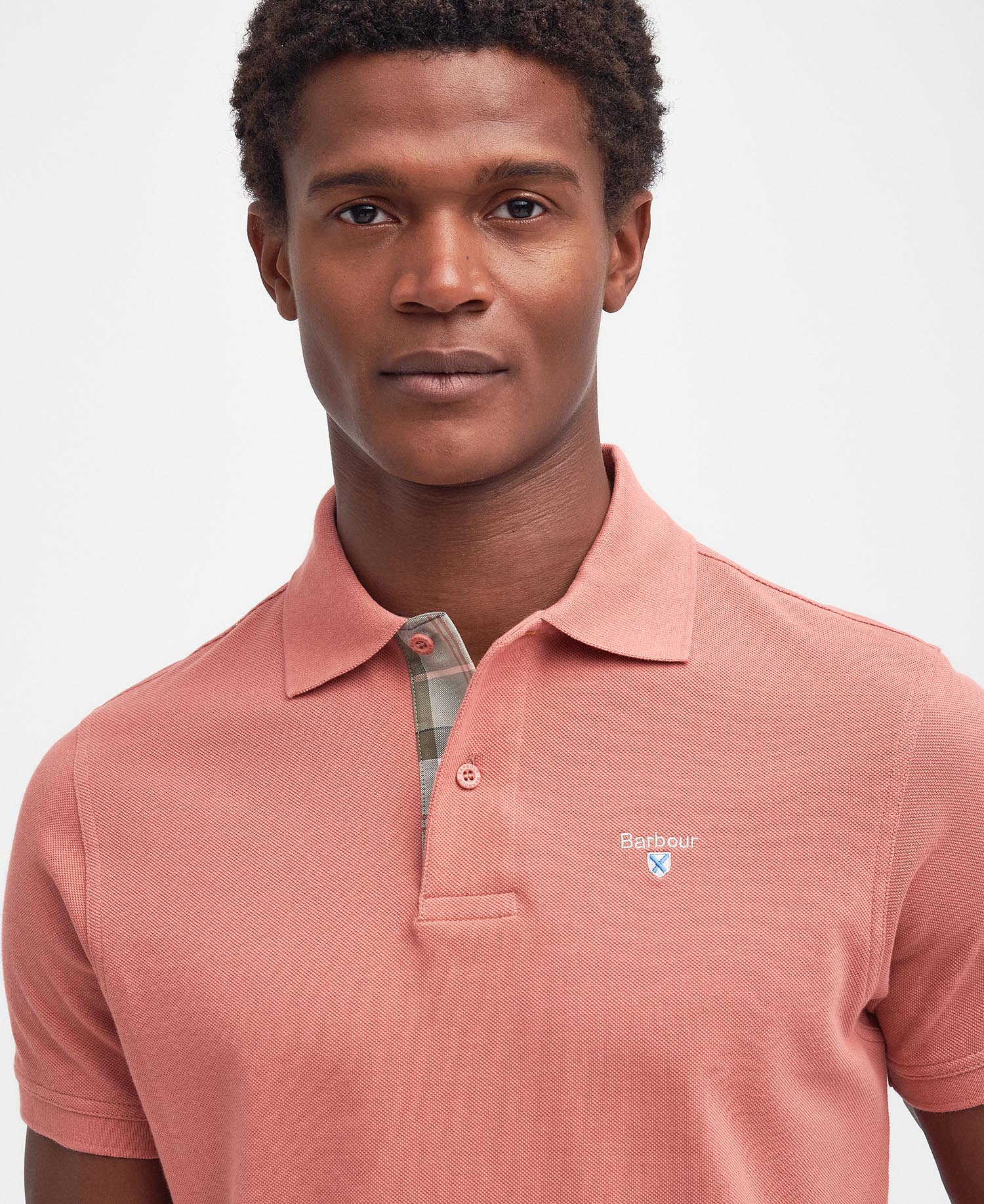 Tartan Pique Polo Shirt image number 3