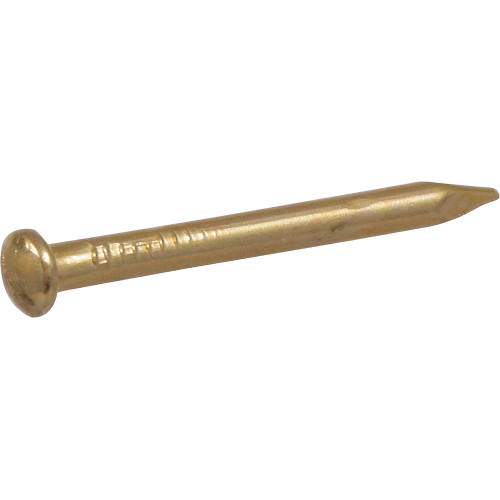 Brass-Plated Escutcheon Pins 1/2