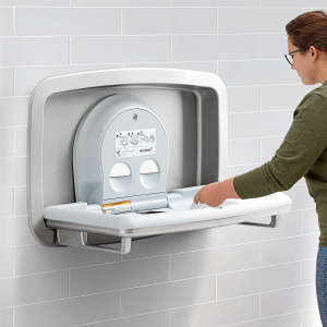KOAKB310SSRE, Koala Kare, Recessed-Mounted Stainless Steel Baby Changing Station