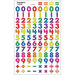 Numbers superShapes Stickers, 800 ct