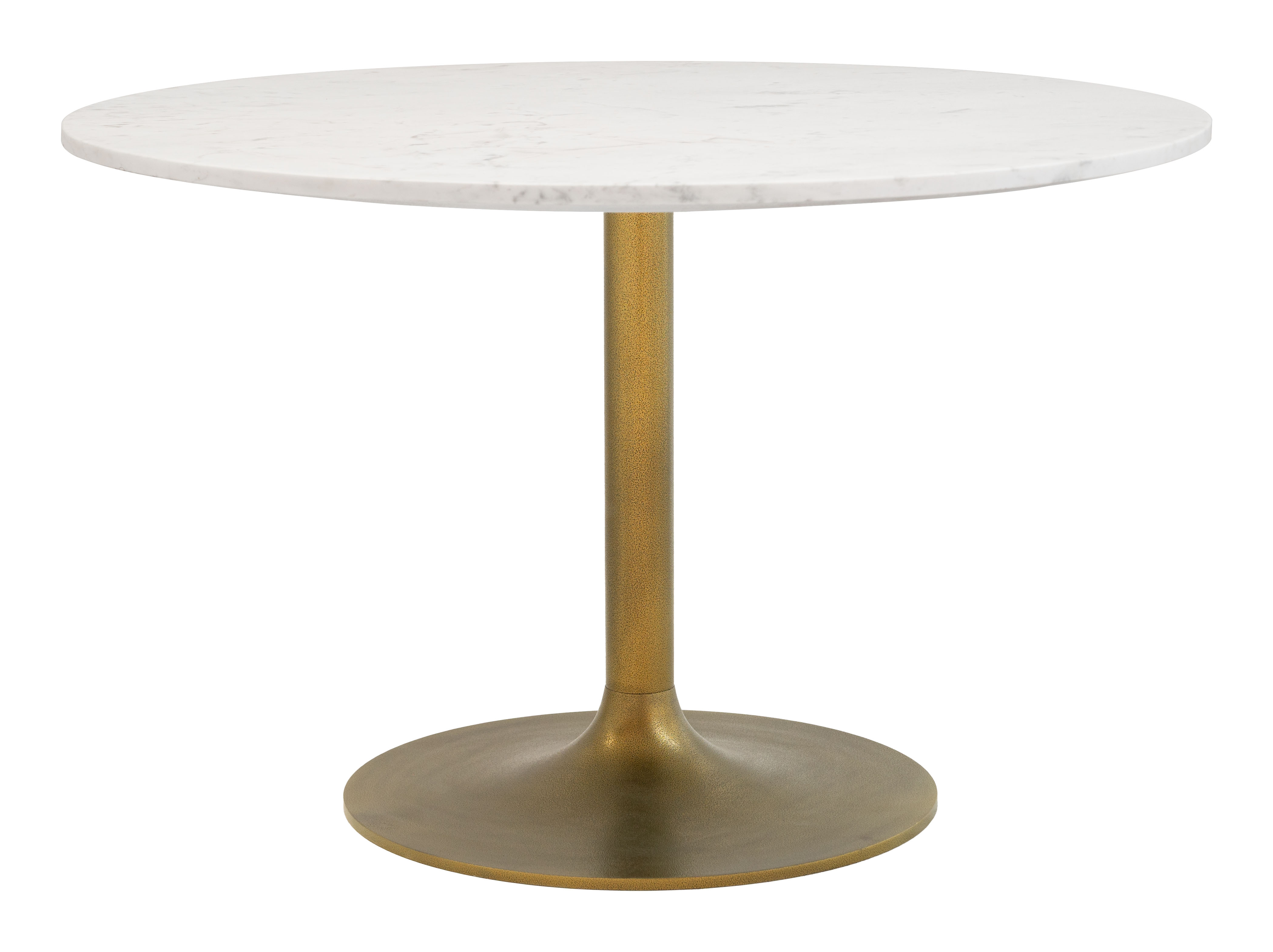 Ithaca Dining Table White & Gold product image