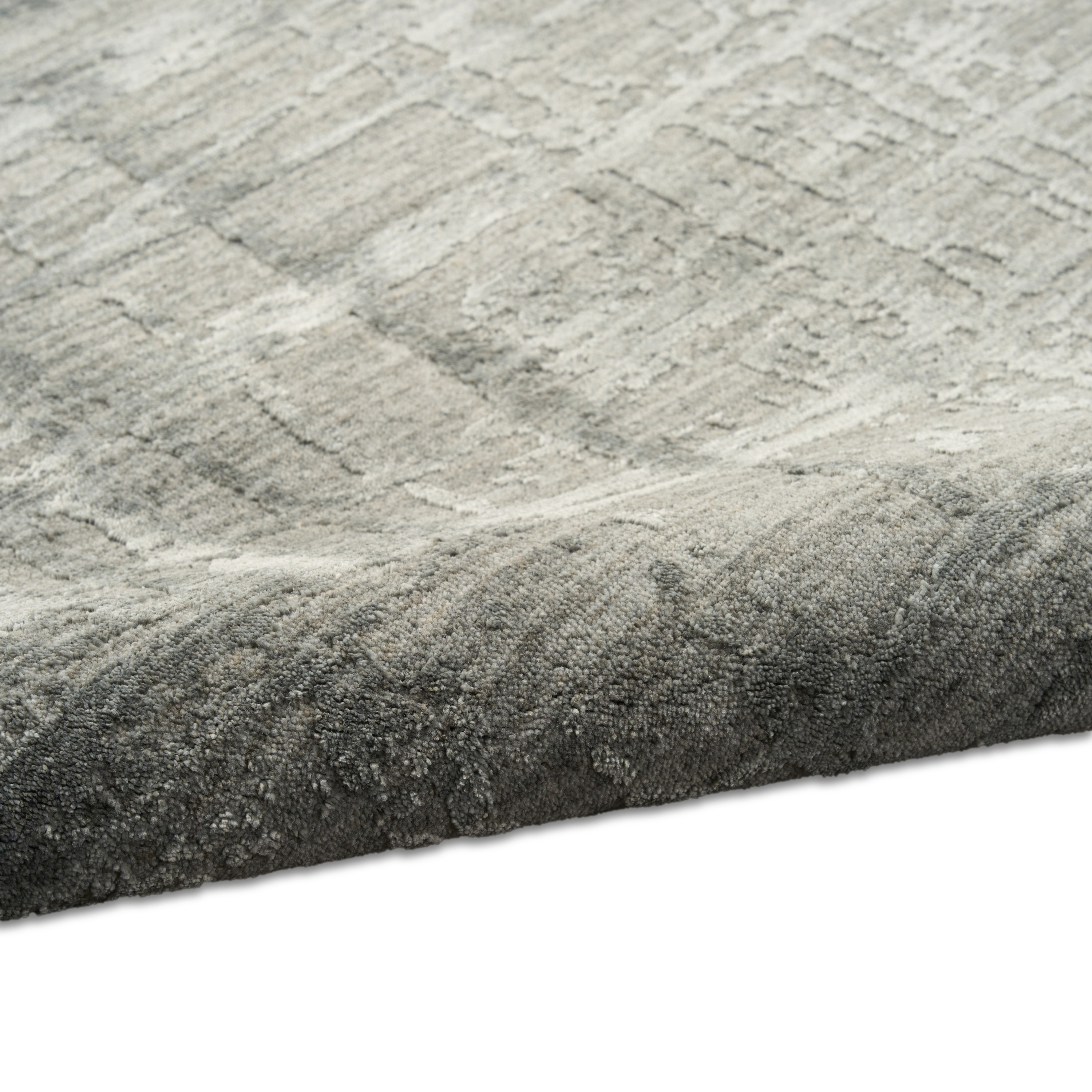 Calvin Klein CK090 Latitude 7'10" x 10'2" Slate Modern Indoor Rug
