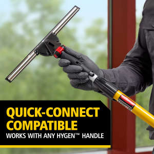 Rubbermaid Commercial, 14", Black, Rubber Squeegee