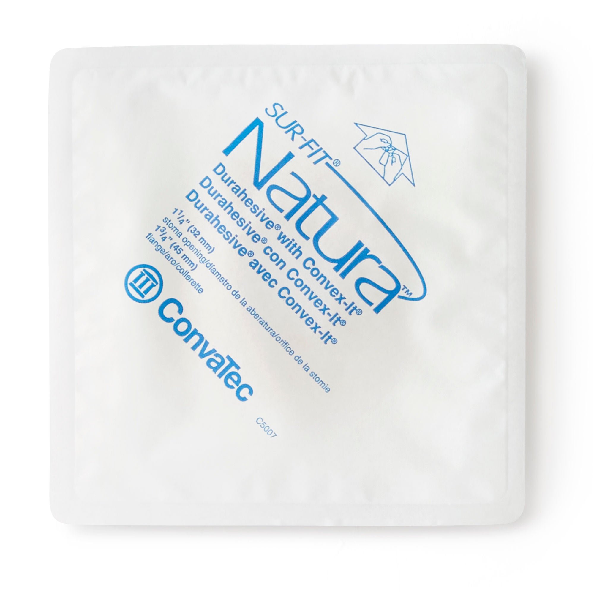 Sur-Fit Natura® Two-Piece Durahesive® Skin Barrier, Pre-cut to Fit 32mm Stomas