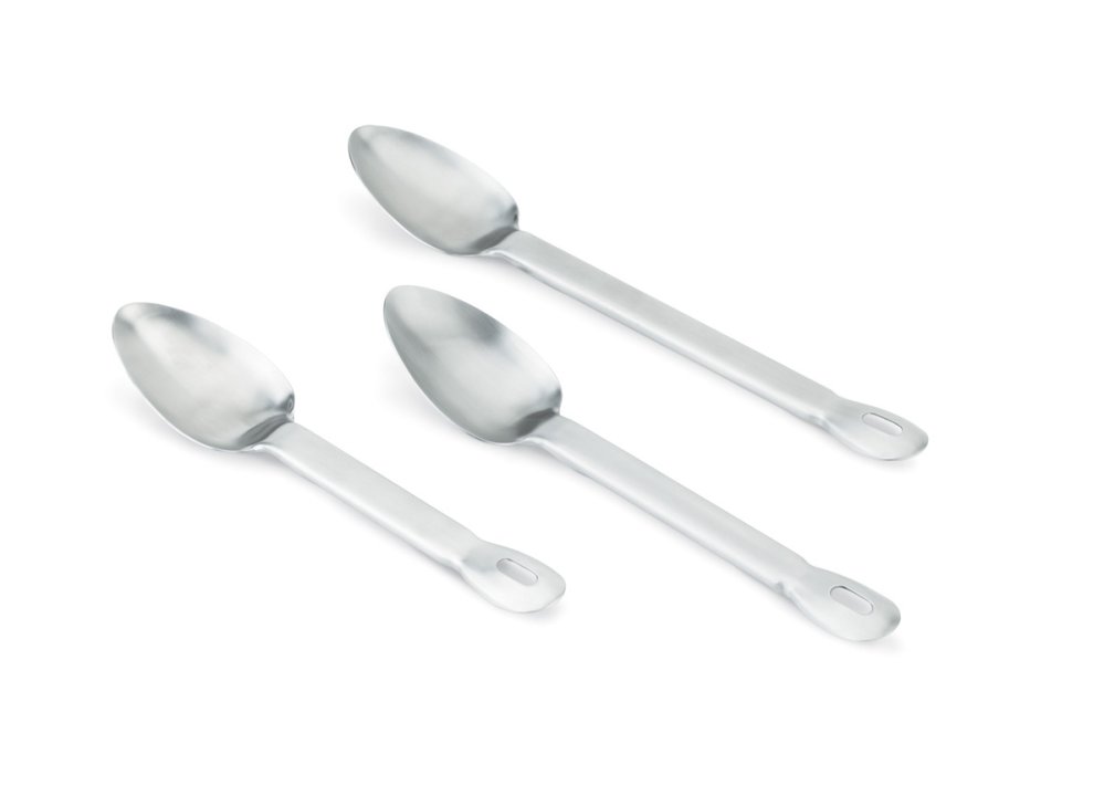11 ¾-inch heavy-duty stainless steel solid basting spoon