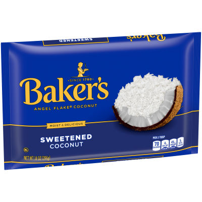Baker’s Sweetened Angel Flake Coconut, 14 oz Bag
