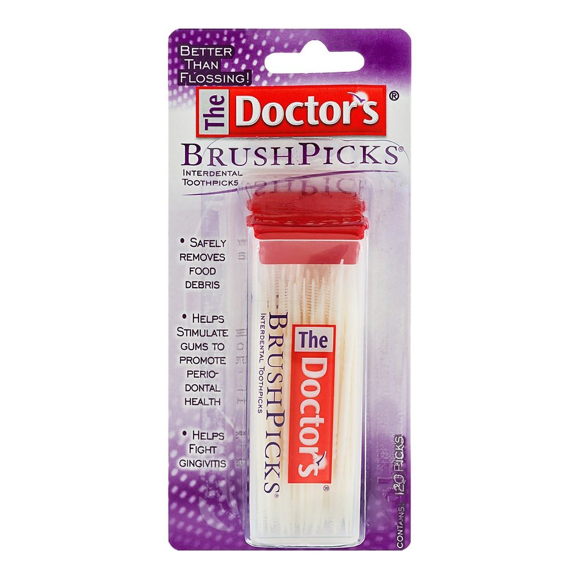 Interdental Toothpick Doctor's BrushPicks Unflavored MK 1231446