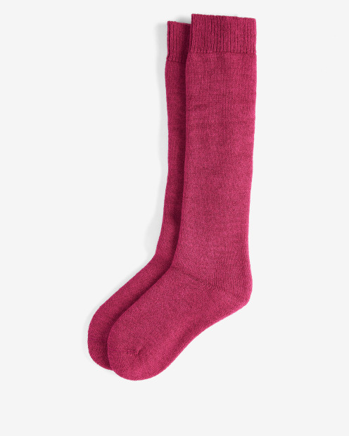 Wellington Knee Socks Raspberry
