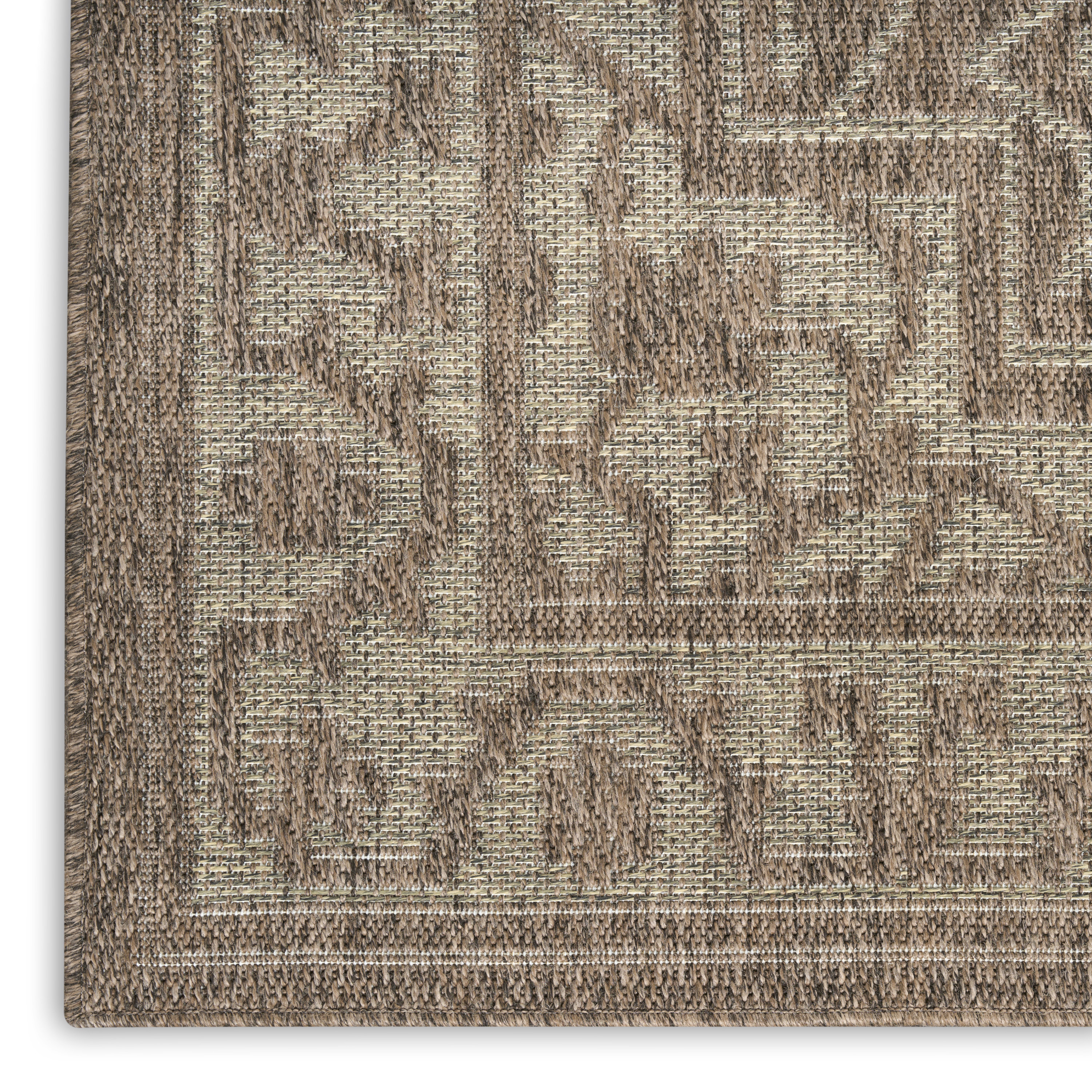 Nourison Tulum 2' x 3' Brown Outdoor Rug