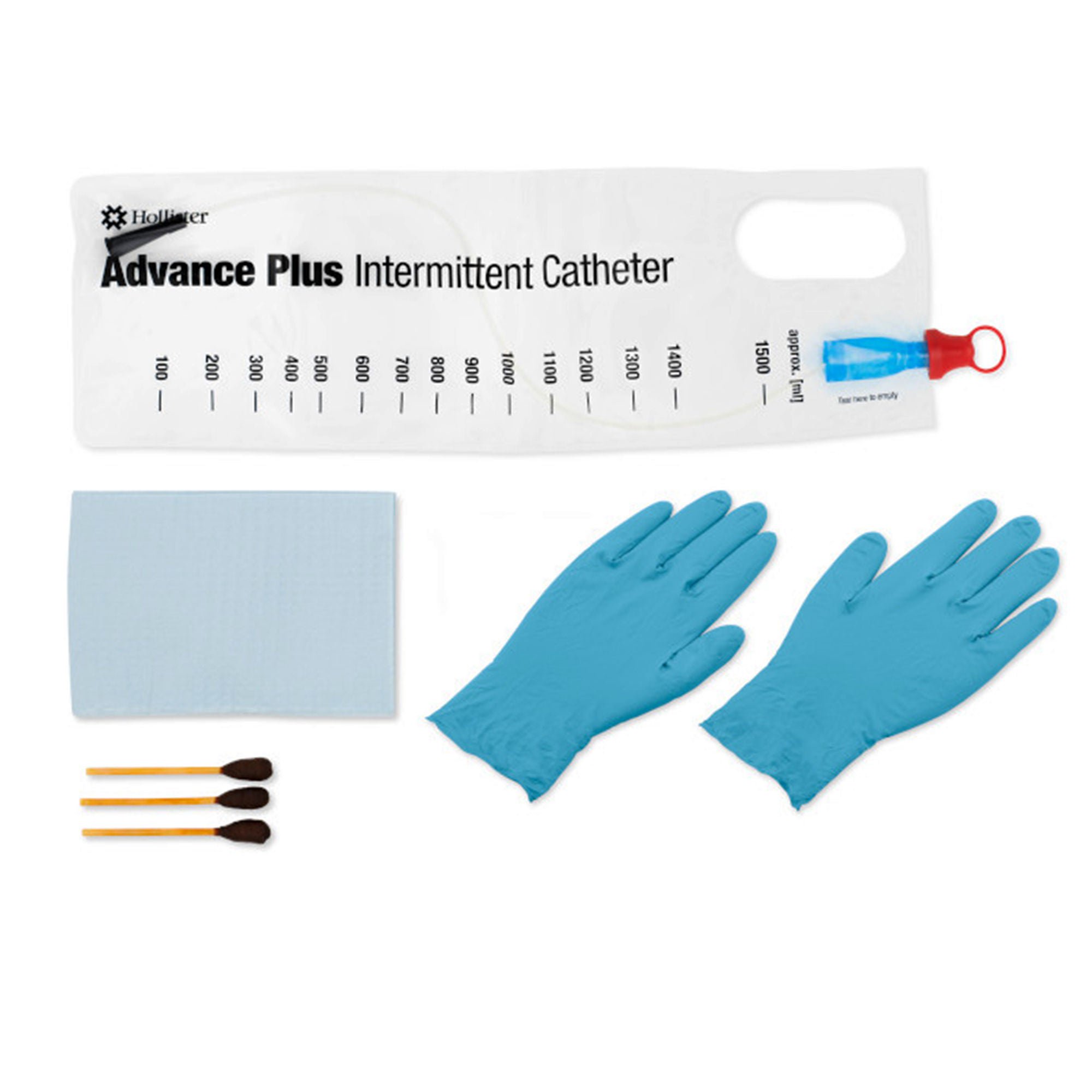 Hollister CATHETER, URETH INTERMITTENT KIT COUDE 14FR (25/BX 4BX/CS)
