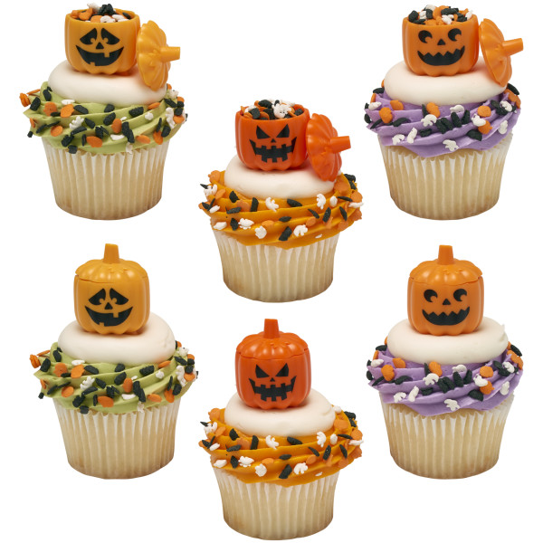 Fillable Pumpkin Cupcake Rings