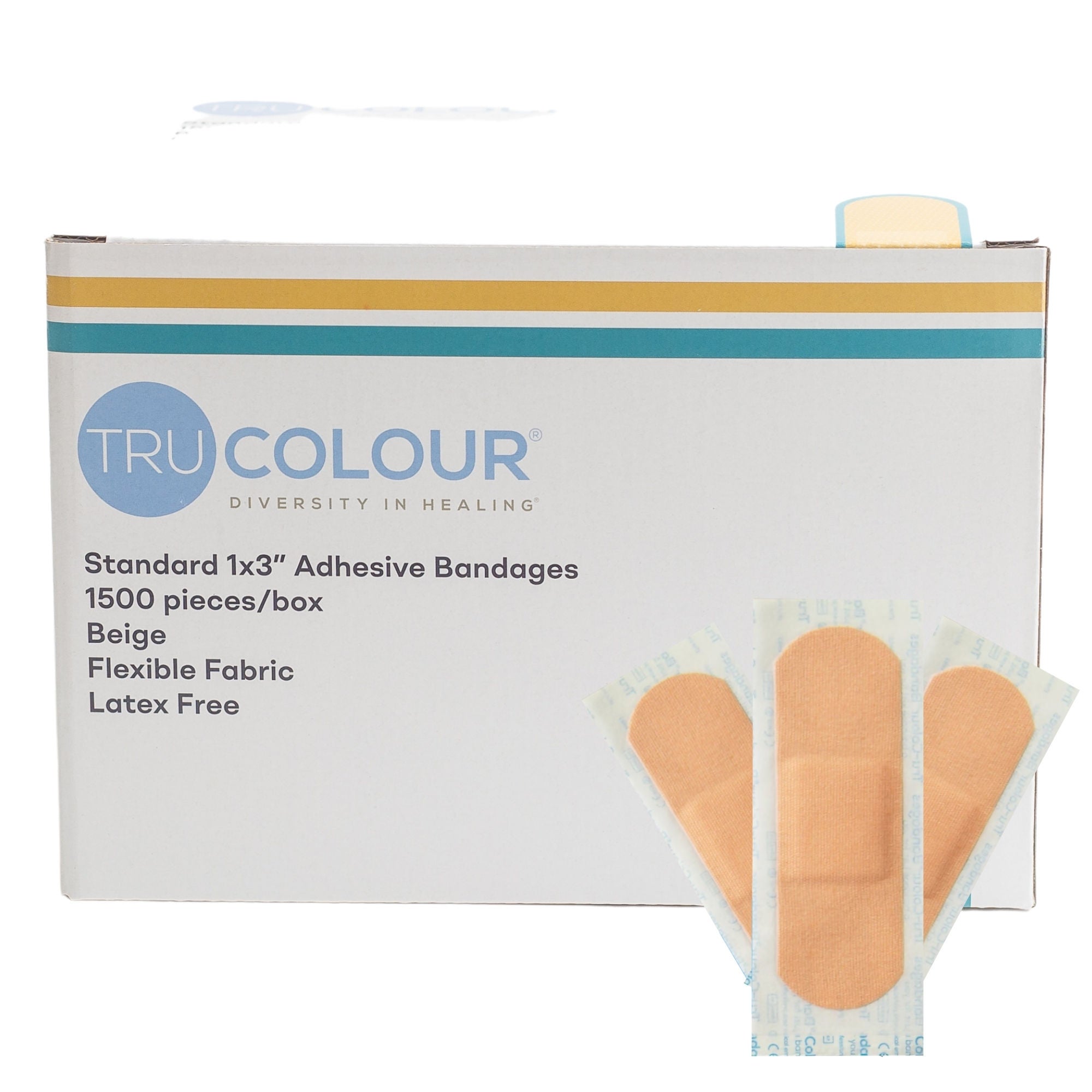 TruColour® Beige Adhesive Strip, 1 x 3 Inch