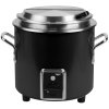 11-quart 120-volt retro stockpot rethermalizer in black black