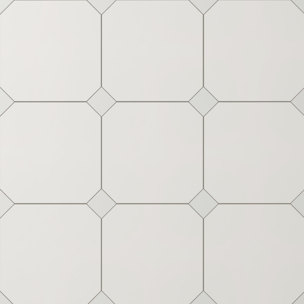Vaudeville Octagon Nacar with Taco Nacar 7-7/8 in. x 7-7/8 in. Porcelain Floor and Wall Tile