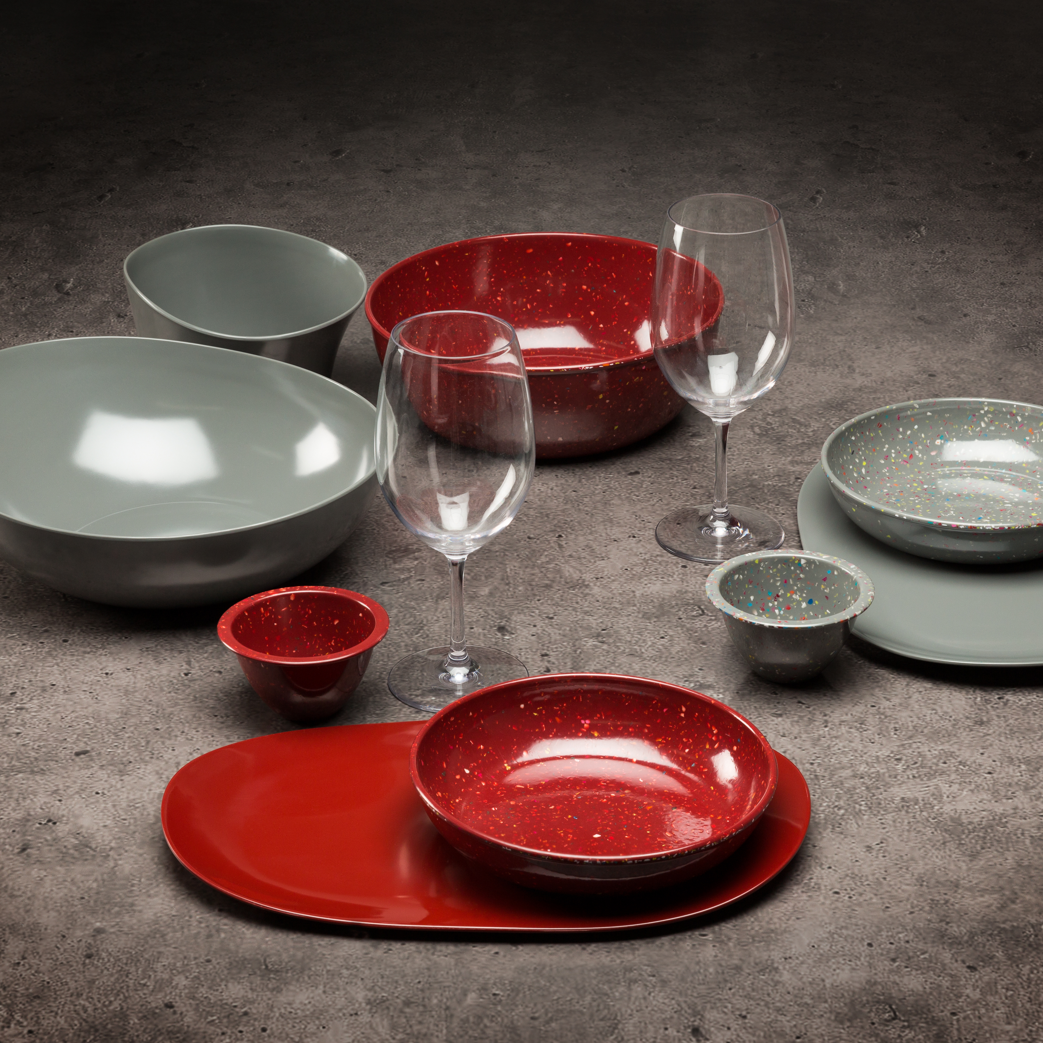 Moso Dishwasher-Safe Bamboo Bowl Set, Dover, 3-piece set