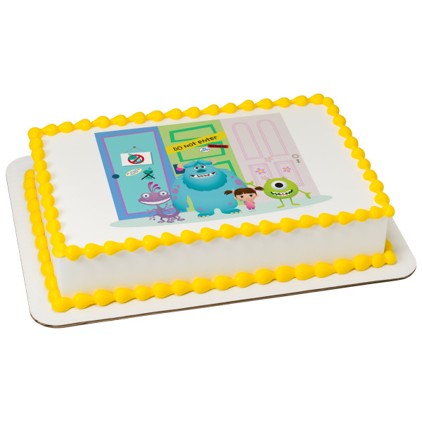 Disney and Pixar's Monsters, Inc. Do Not Enter PhotoCake® Edible Image®
