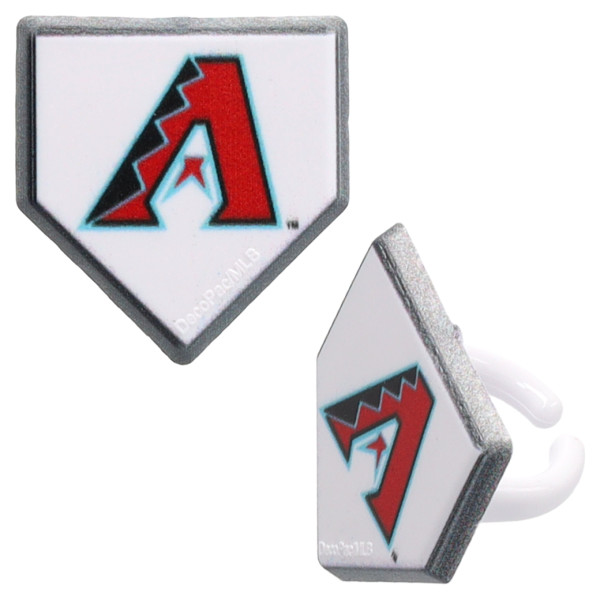 MLB® Home Plate Team Logo Cupcake Rings