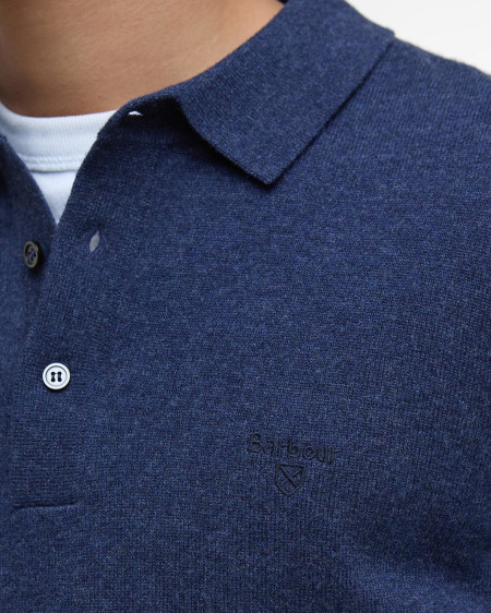Hutherston Knitted Polo Shirt