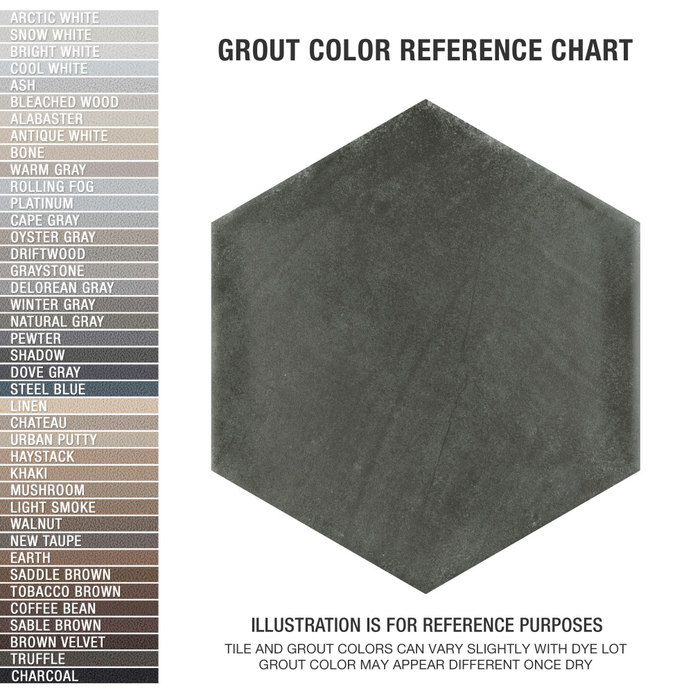 Fika Hex Mix 7-3/4 in. x 9 in. Porcelain Floor and Wall Tile