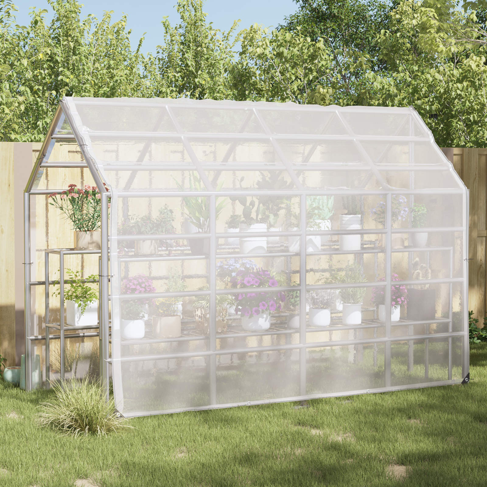 Plantenhoes Doorzichtig 5 × 3,5 m PE image 2