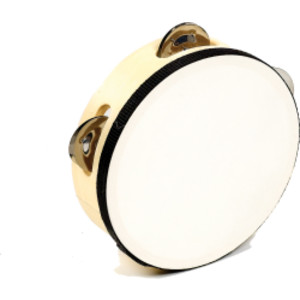 Tambourine, 6" with Synthetic Head