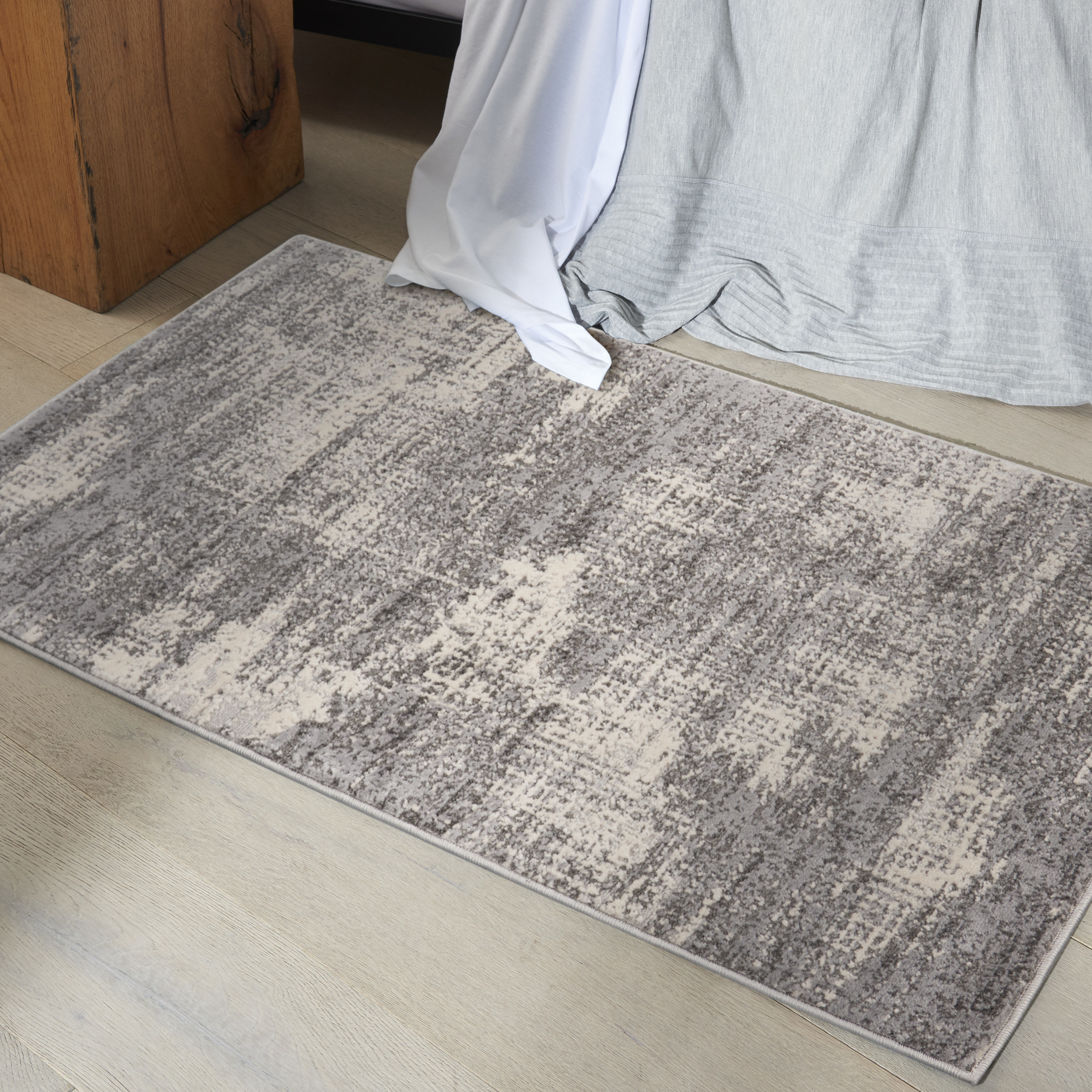 Calvin Klein CK950 Rush 3'2" x 5' Grey Beige Modern Indoor Rug