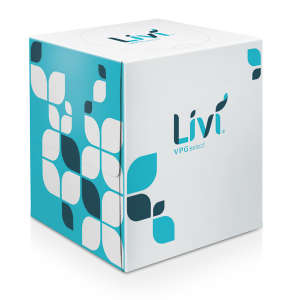 SPI11516, Solaris Paper, Livi VPG Select, Facial Tissue, 2 ply, White