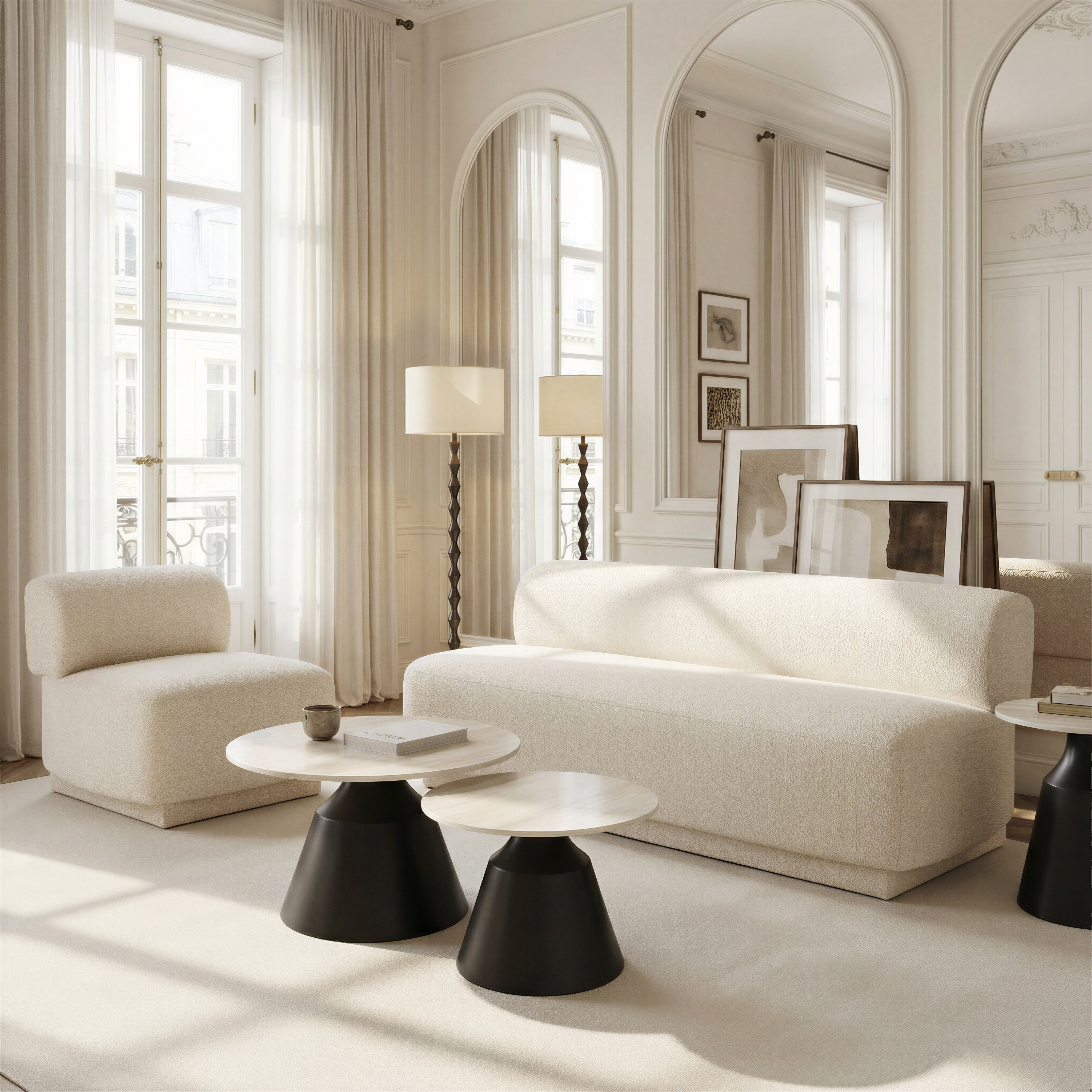 Anese Accent Chair Multigrain Beige product image