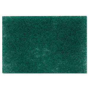 3M, Scotch-Brite, Heavy Duty Scour Pad 86, Rectangle, 6"x9", Green