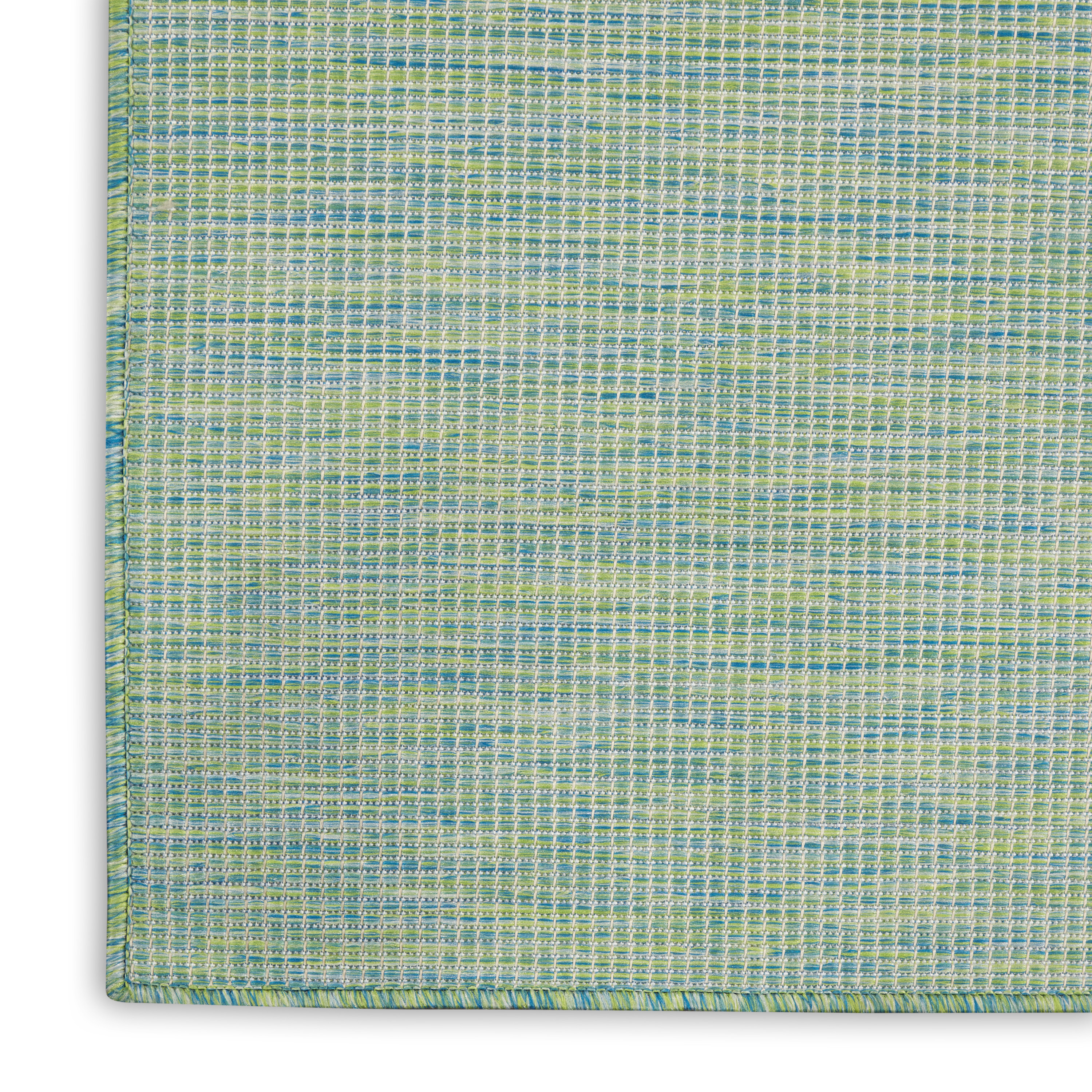 Nourison Positano 6' x 9' Blue Green Modern Rug
