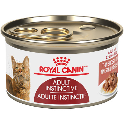 Royal Canin Feline Health Nutrition Adult Instinctive Thin Slices In Gravy Canned Cat Food