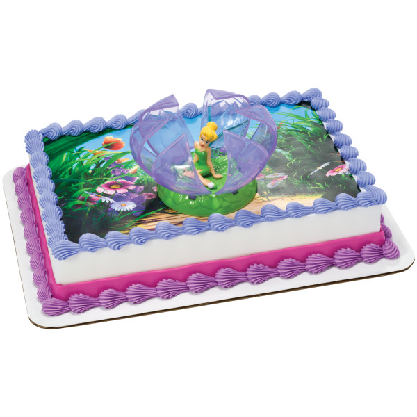 Disney's Tinker Bell in Flower PhotoCake® Edible Image® DecoSet® Background