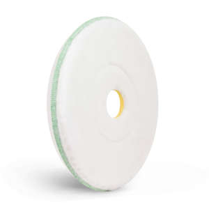 Americo,  Microfiber Cleaning Round Floor Pad, 20", White/Green